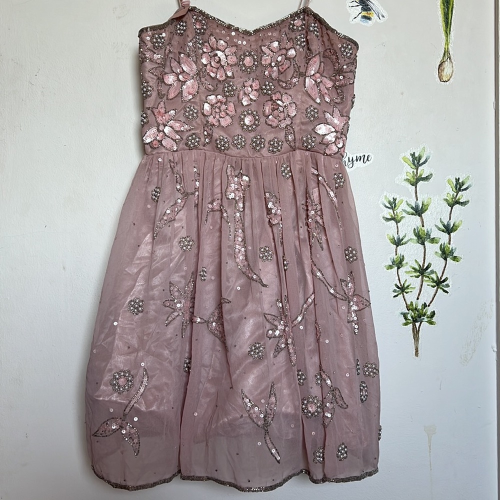 Strapless cocktail dress